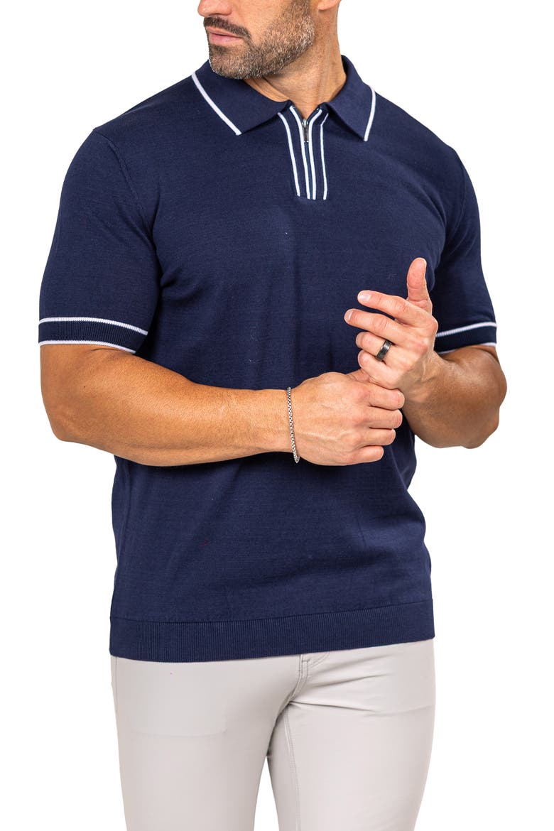 Marthy Blue Polo, Alternate, color, BLUE