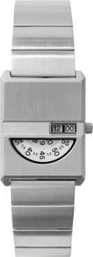 BREDA Pulse Tandem Stainless Steel Bracelet Watch, 26mm