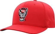 TOP OF THE WORLD Men's Top of the World Red NC State Wolfpack Reflex Logo Flex Hat