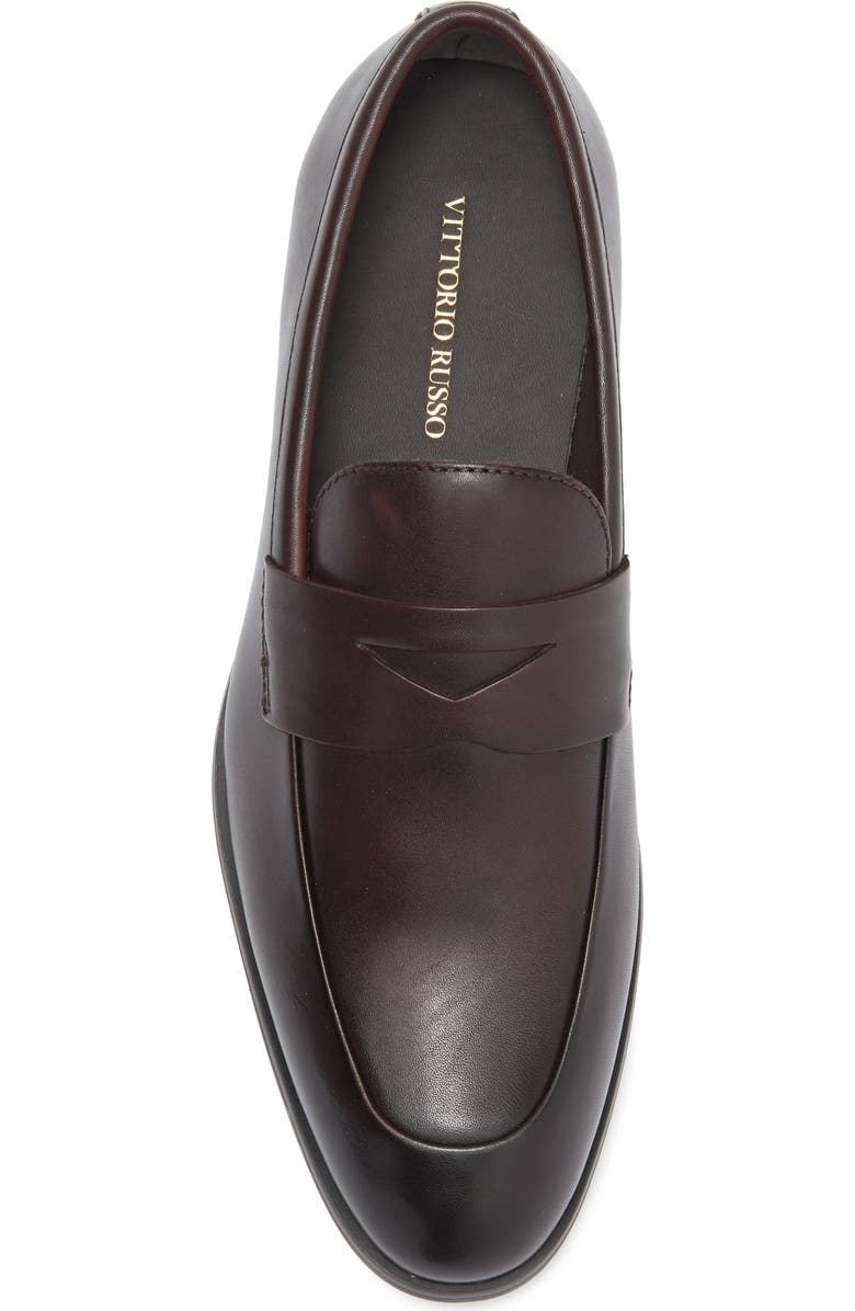 VITTORIO RUSSO Roger Penny Loafer, Alternate, color, Black