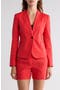 Shrunken Stretch Linen Blend Blazer