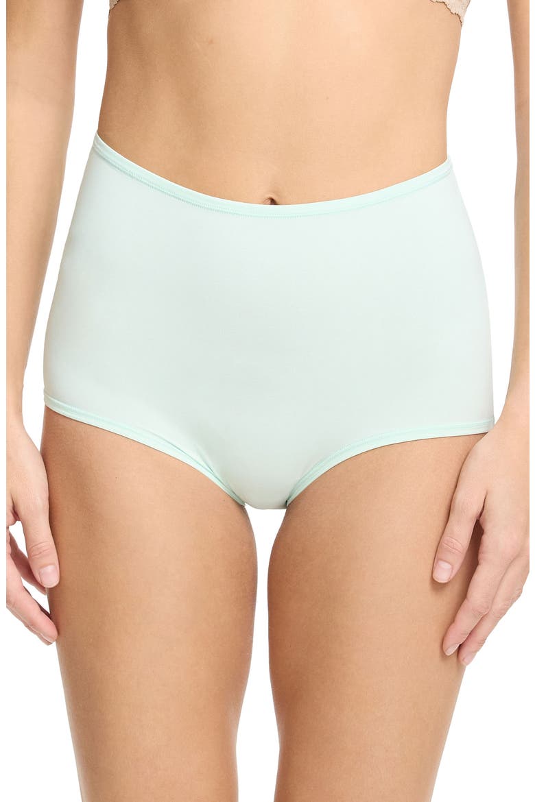 YourFit™ High Waist Briefs, Main, color, CRYSTAL CLEAR BLUE