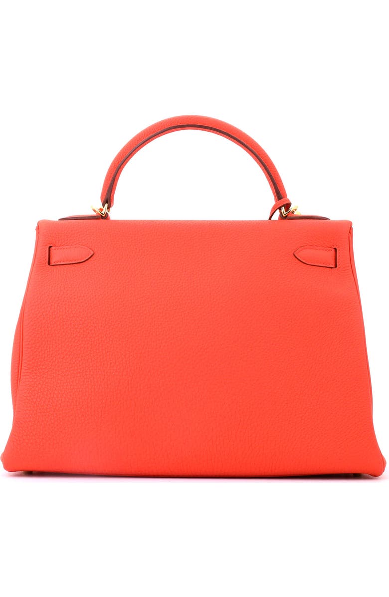 Pre-Owned Hermes Kelly Handbag Orange Togo with Gold Hardware 32, Alternate, color, Capucine