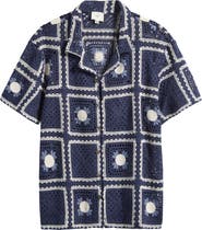 CHÉ Tejer Crochet Camp Shirt