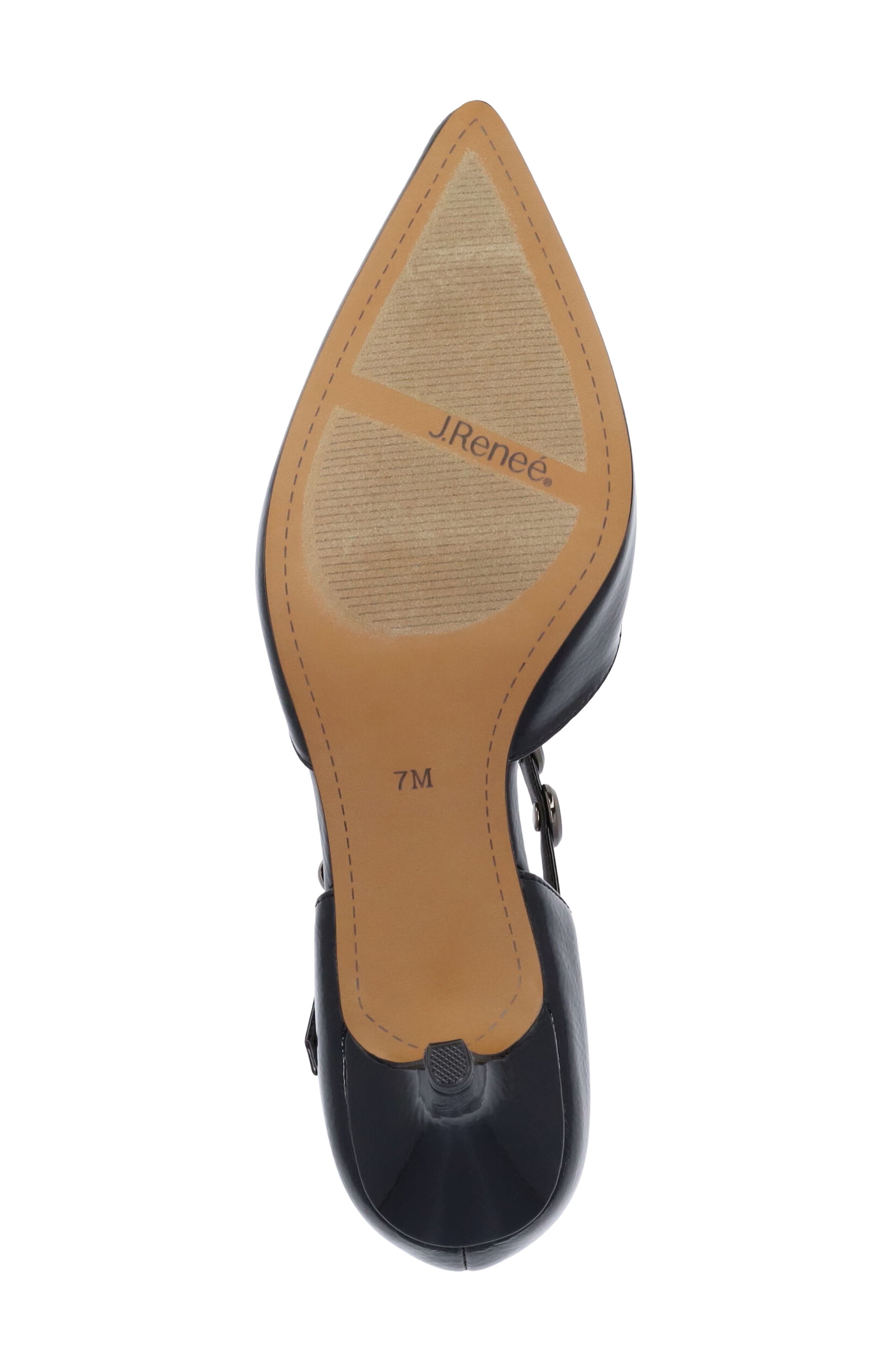 J. Reneé Mayven Pointed Toe Pump, Alternate, color, Black Patent