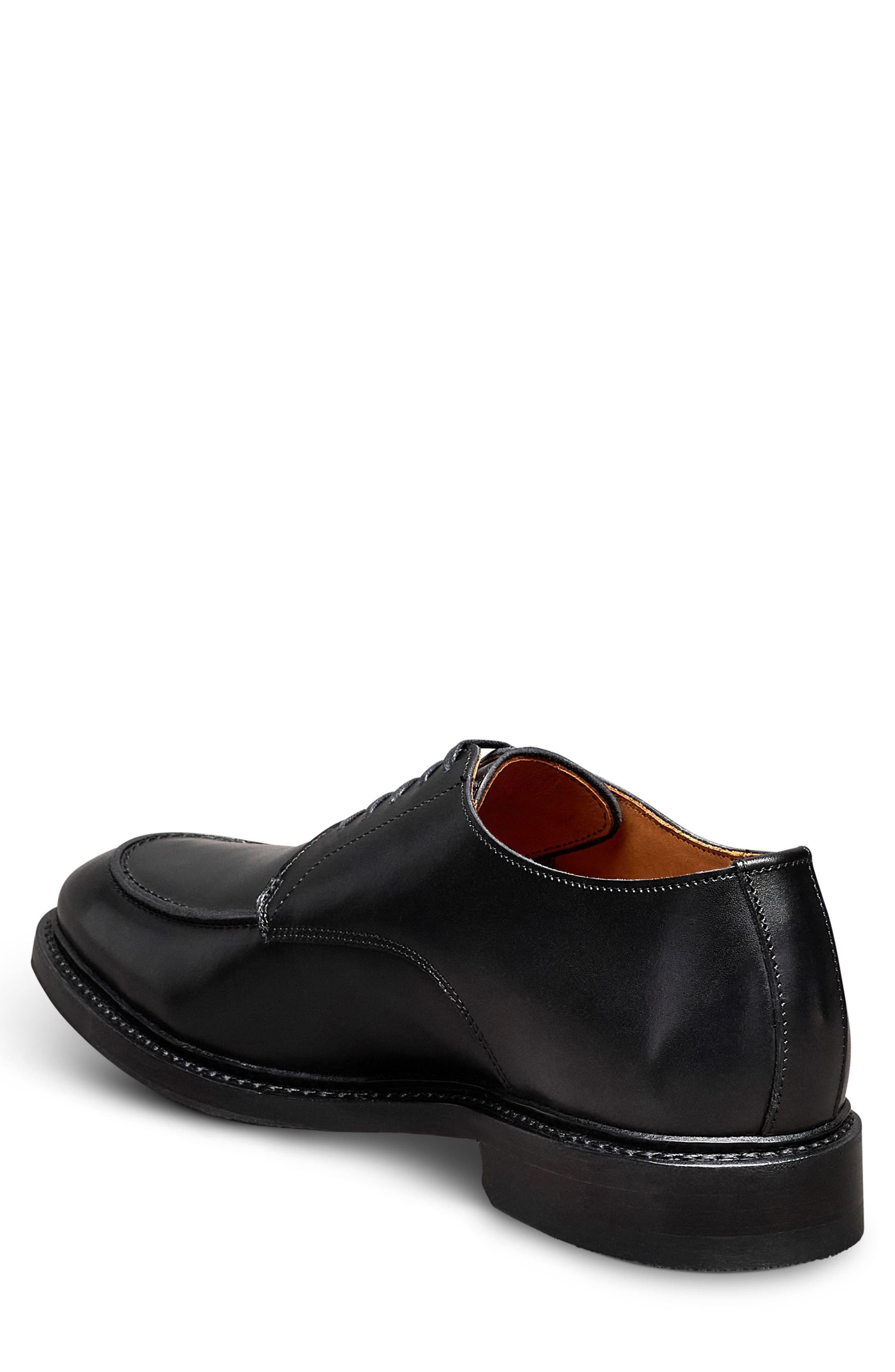 Allen Edmonds Rivington Moc Toe Derby, Alternate, color, Black