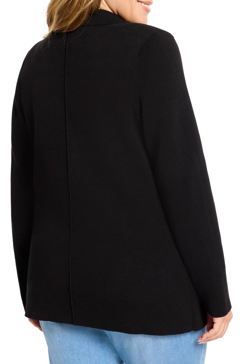 Knit Blazer, Alternate, color, BLACK ONYX