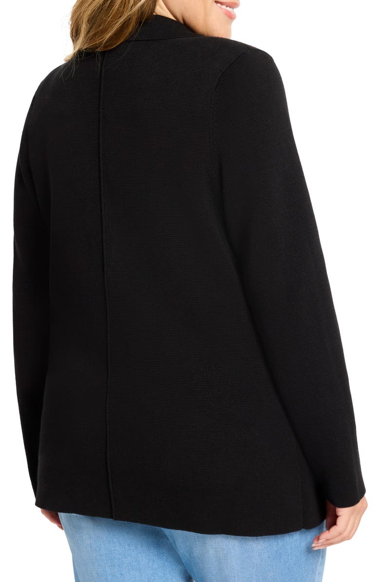 NIC+ZOE Knit Blazer, Alternate, color, Black Onyx