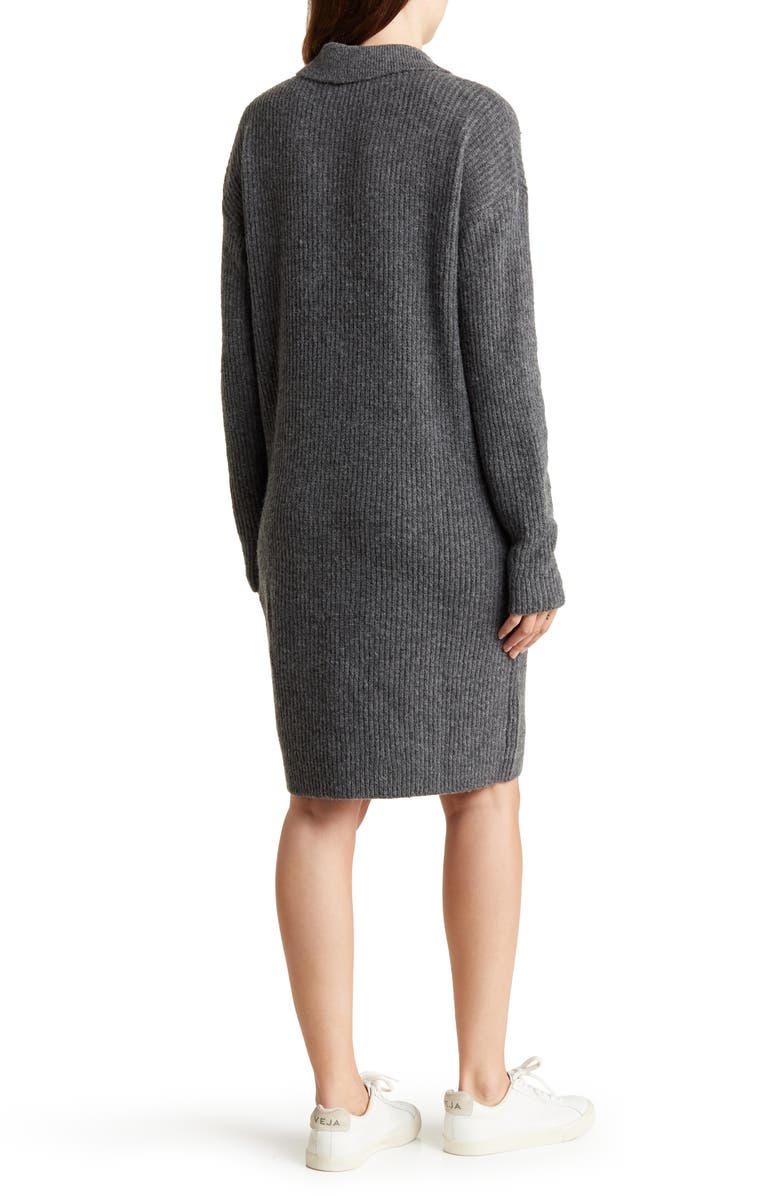 Treasure & Bond Polo Long Sleeve Sweater Dress, Alternate, color, 