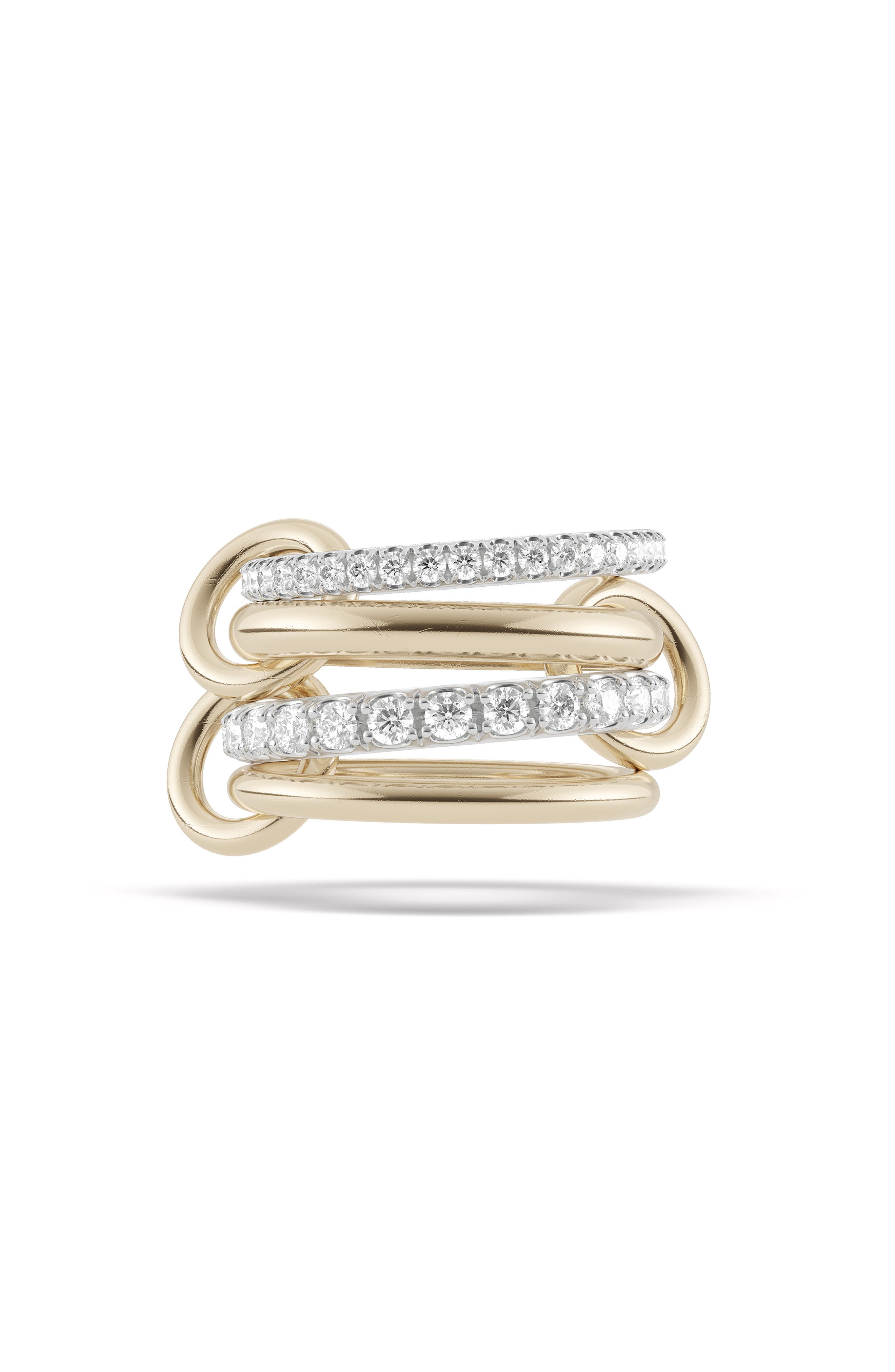selected YELLOW GOLD WHITE DIAMOND