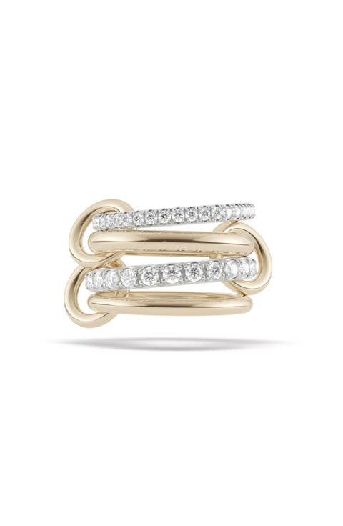 Halley Linked Diamond Ring