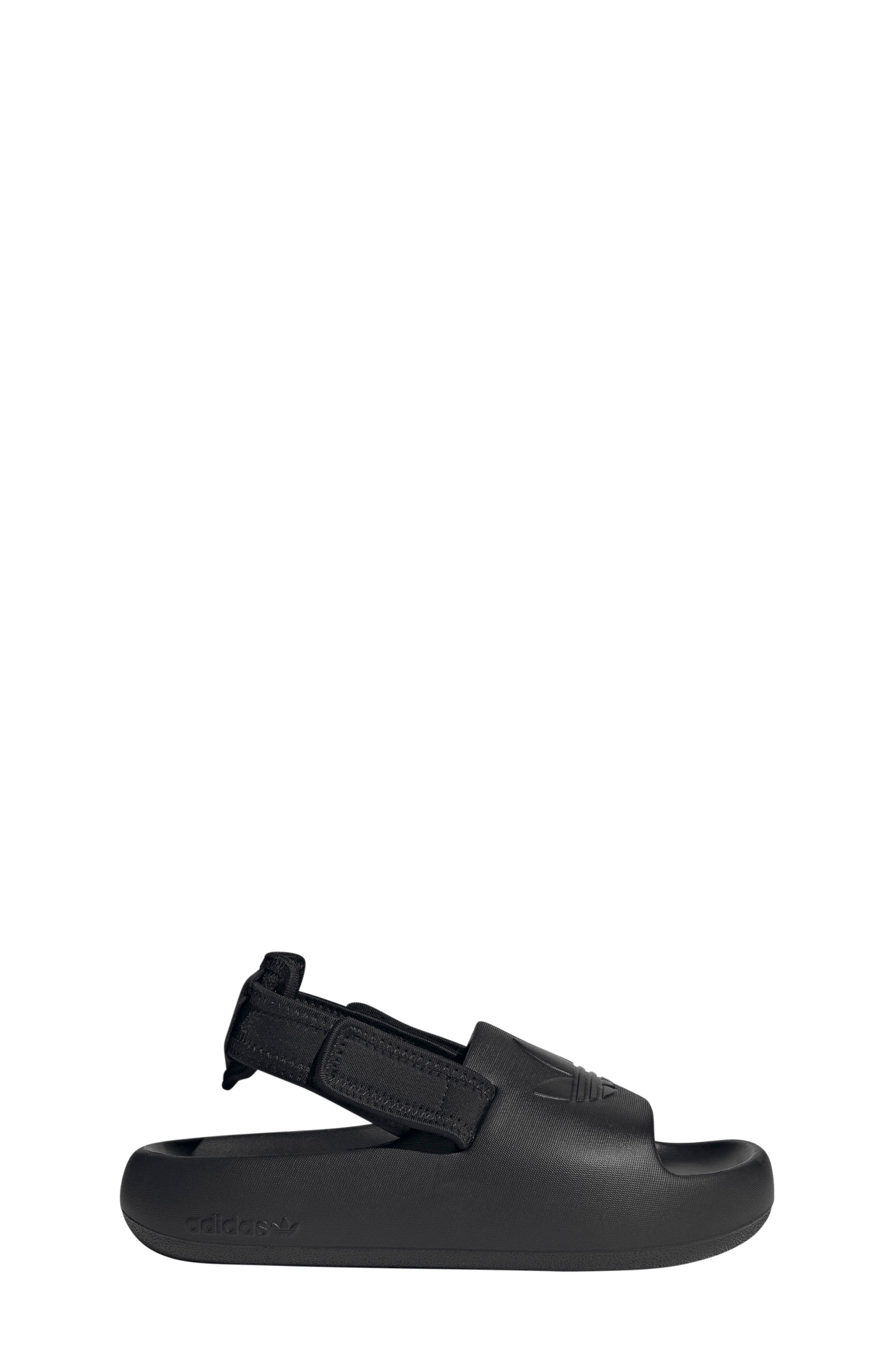 adidas Kids' Adifom Adilette Slide Sandal, Alternate, color, Black/ Black/ Black