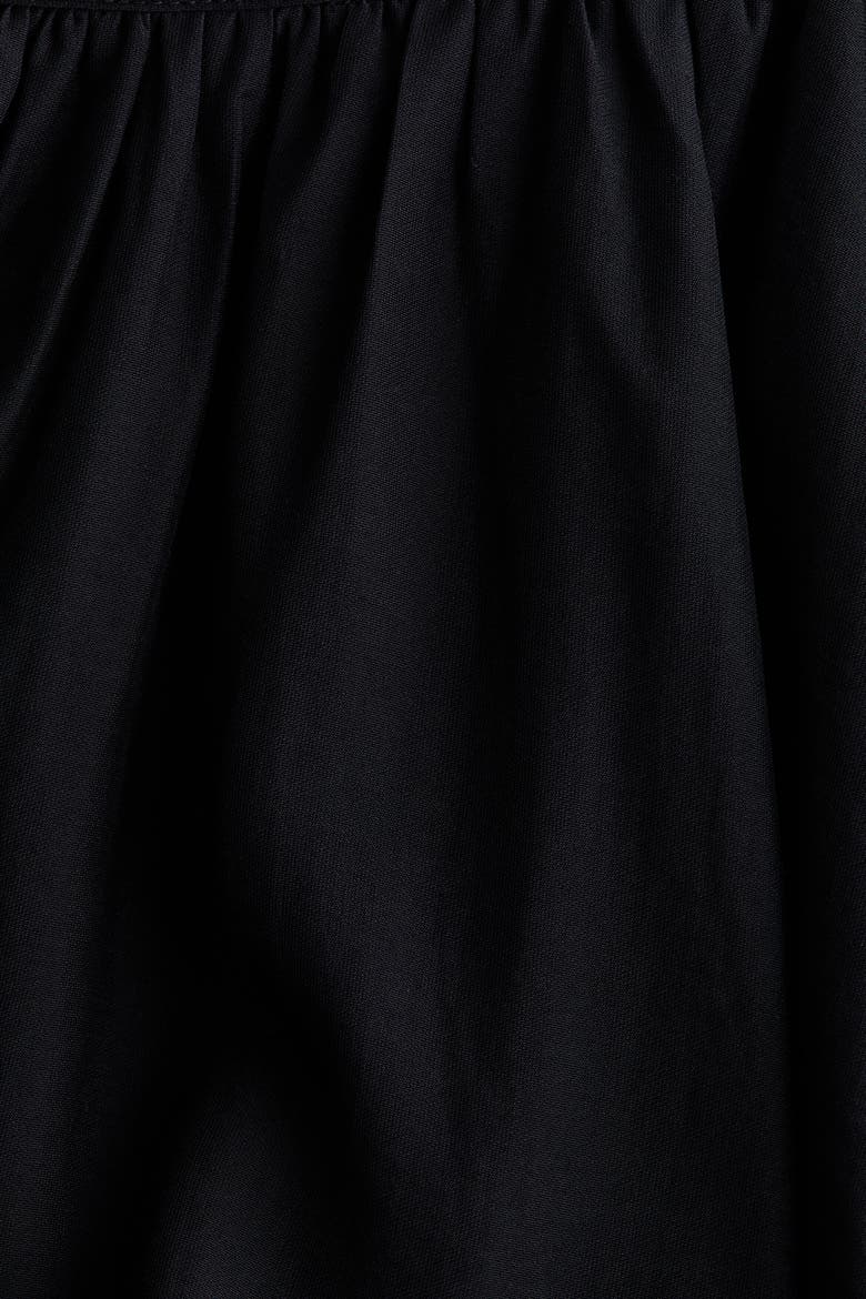 Bubble-hem Mini Skirt, Alternate, color, Black