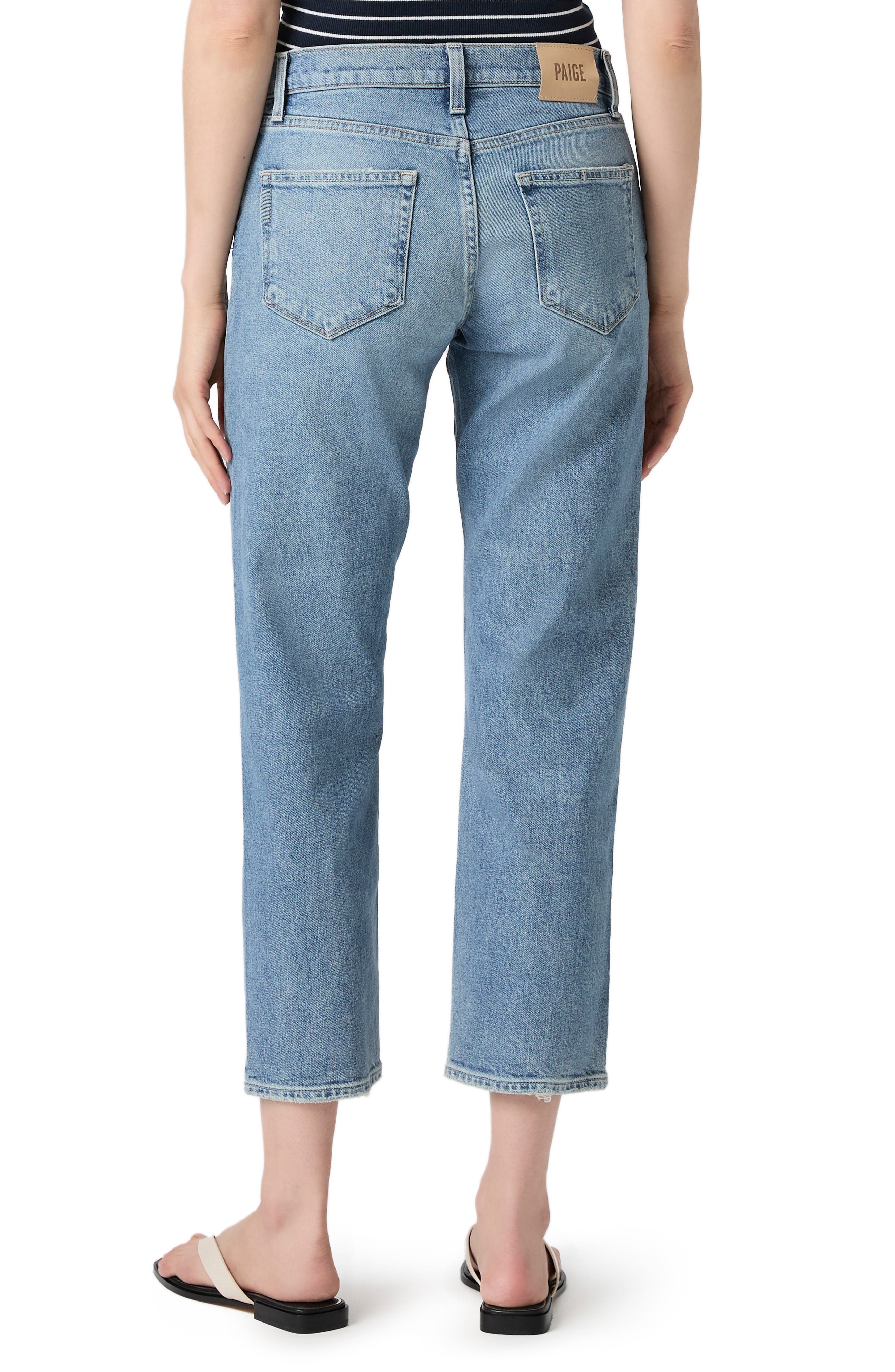 Morgan Mid Rise Ankle Straight Leg Jeans - image 2