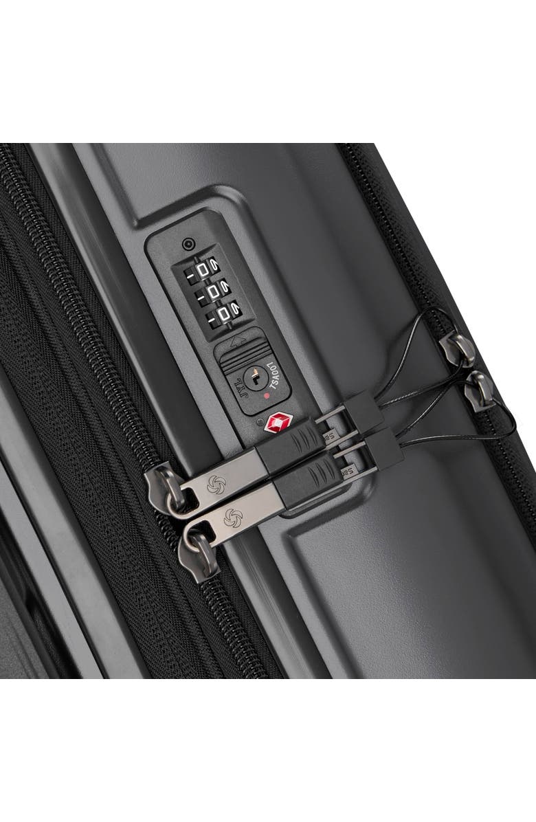 Samsonite Octiv 2-Piece Set (Pro Front Pocket 20/28) Hardside Spinner, Alternate, color, Stealth Black