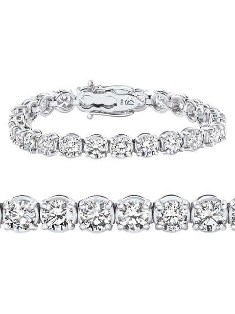 19.00Ct Diamond 21 Gram Tennis Bracelet 14k Gold 7" Lab Grown
