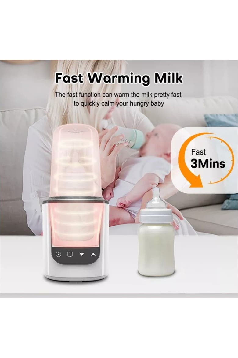 Baby Bottle Warmer and Sterilizer, with Fast Temperature Control, Alternate, color, White