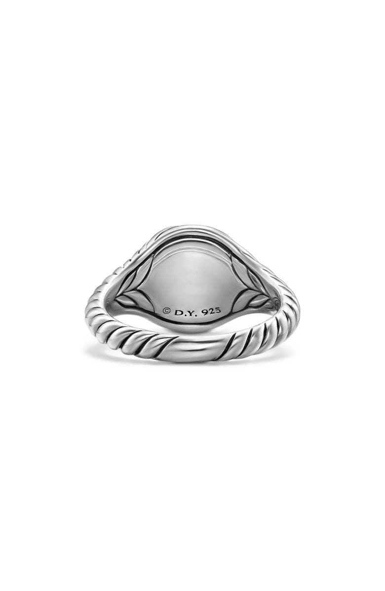 David Yurman Sculpted Cable Pinky Ring in Sterling Silver, 10mm, Alternate, color, Sterling Silver