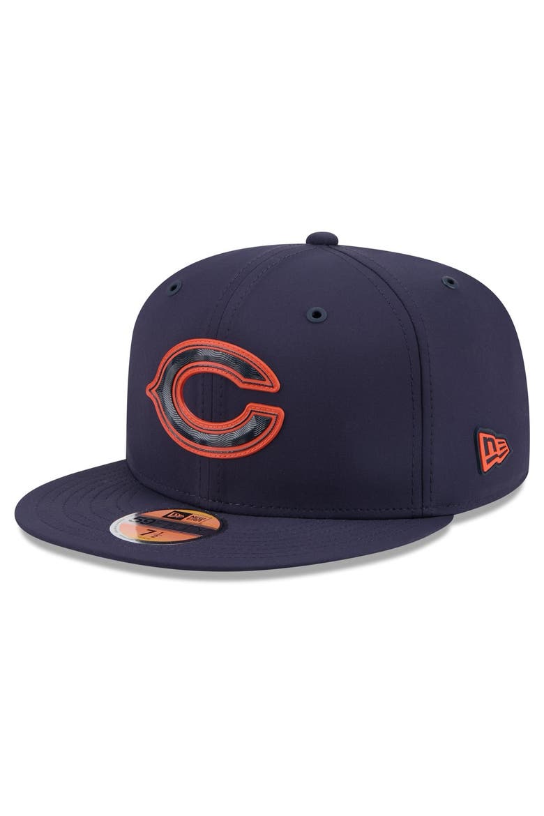 Men's New Era Navy Chicago Bears 2026 Sideline 59FIFTY Fitted Hat, Main, color, Navy