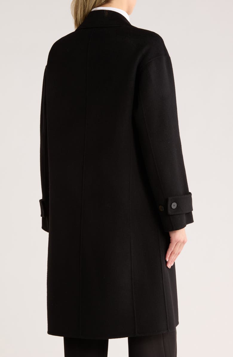Theory Easy One-Button Wool & Cashmere Coat, Alternate, color, Black