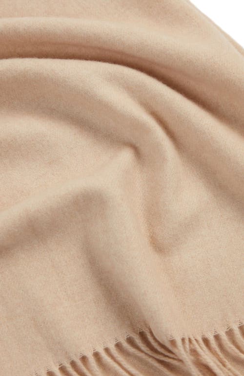 Gobi Mongolian Cashmere Oversized Cashmere Woven Scarf In Neutral