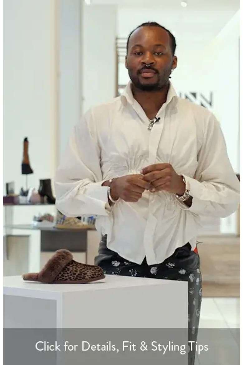 Scuffette Genuine Calf Hair Slipper video