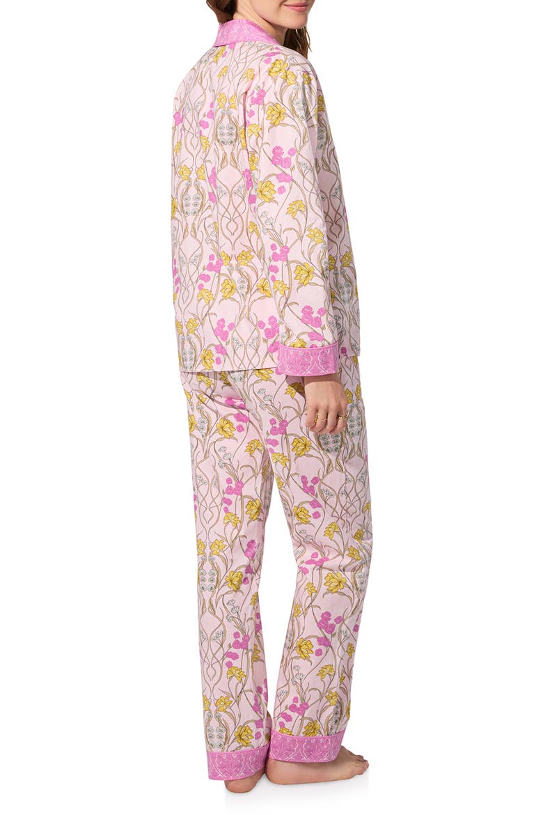 Organic Cotton Poplin Pajamas, Alternate, color, FLEUR NOUVEAU