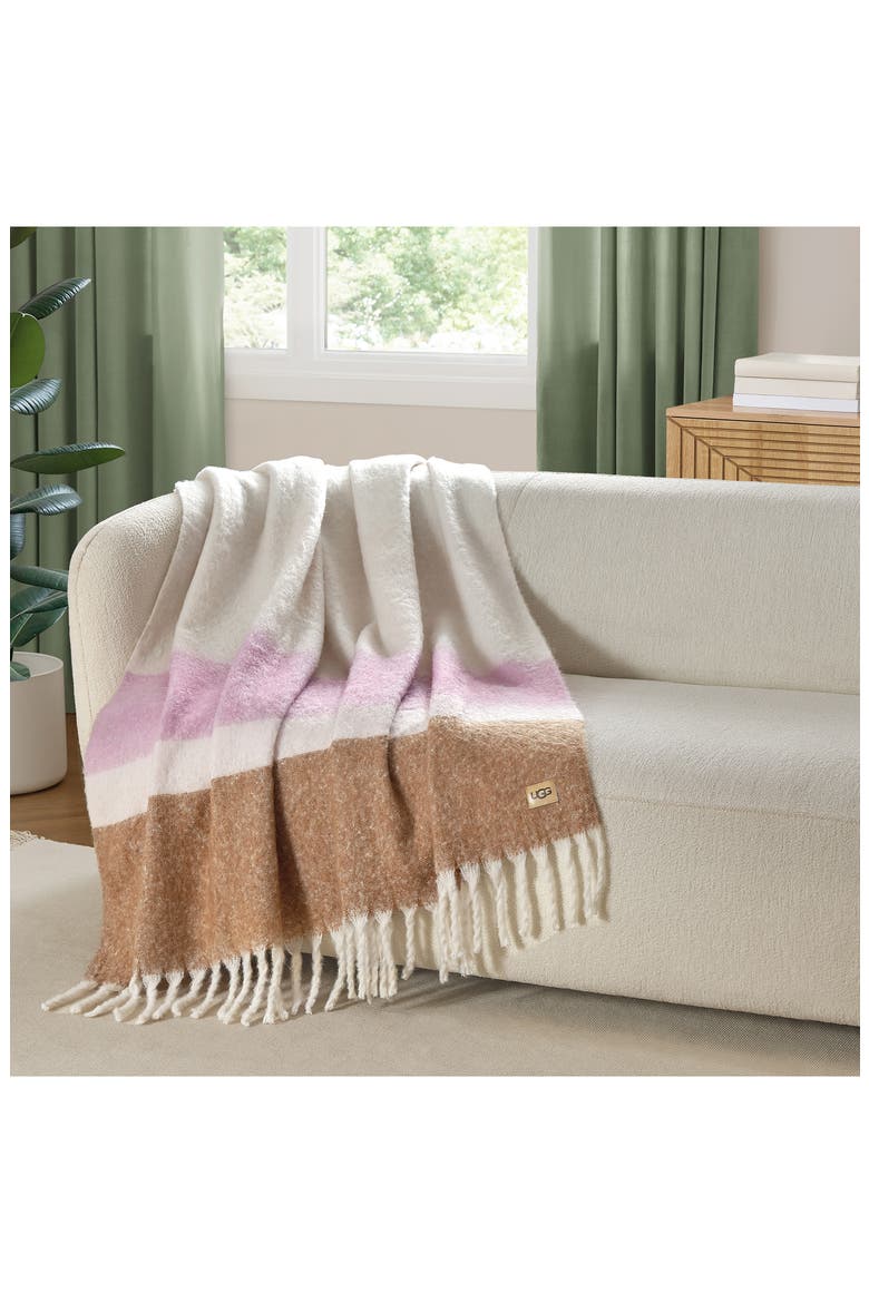 Simona Throw Blanket, Alternate, color, ROSETTA STRIPE
