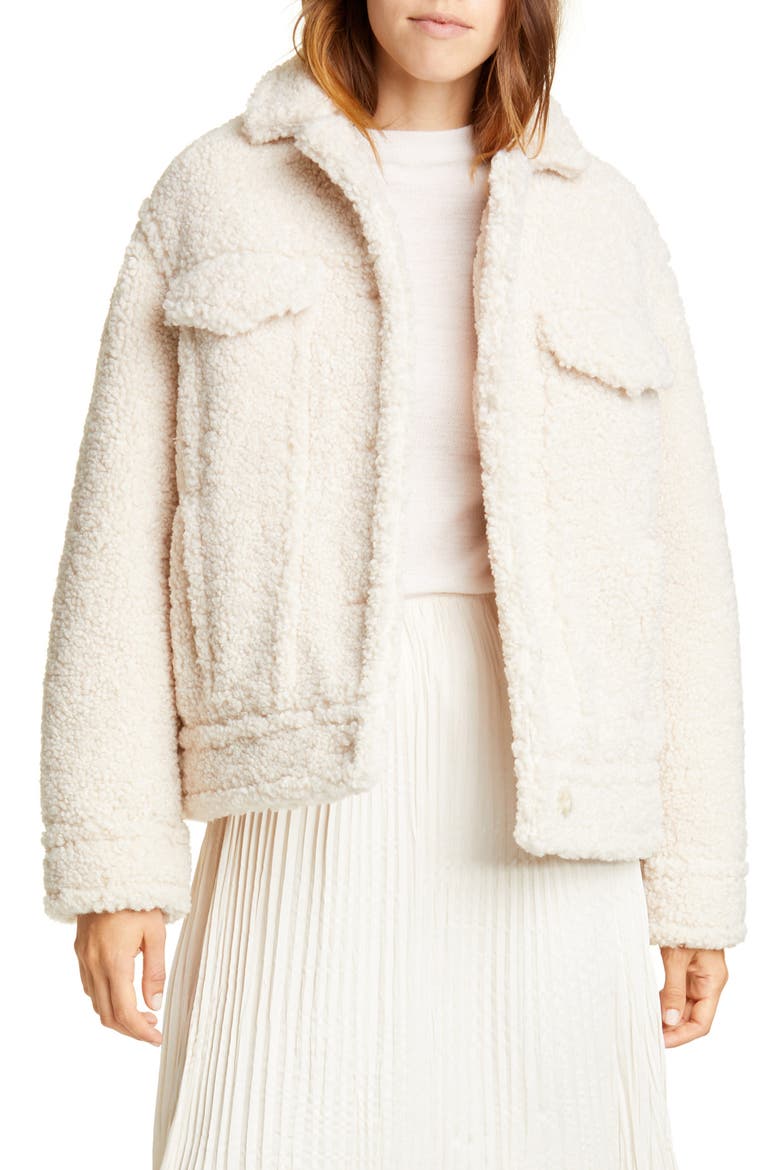 Teddy Jacket, Main, color, PEARL