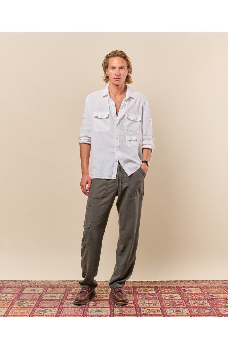 Amundsen Traveller's Linen Pants Mens, Alternate, color, Khaki