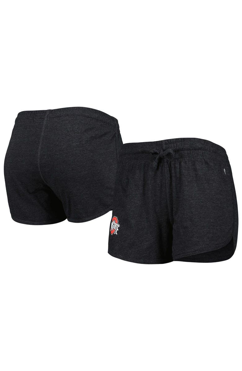 COLOSSEUM Women's Colosseum Heather Black Ohio State Buckeyes Simone Core Shorts, Main, color, 