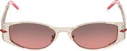 Christian Louboutin 55mm Gradient Oval Sunglasses