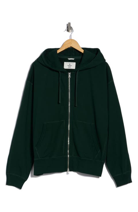 Midweight Terry Relaxed Zip Hoodie