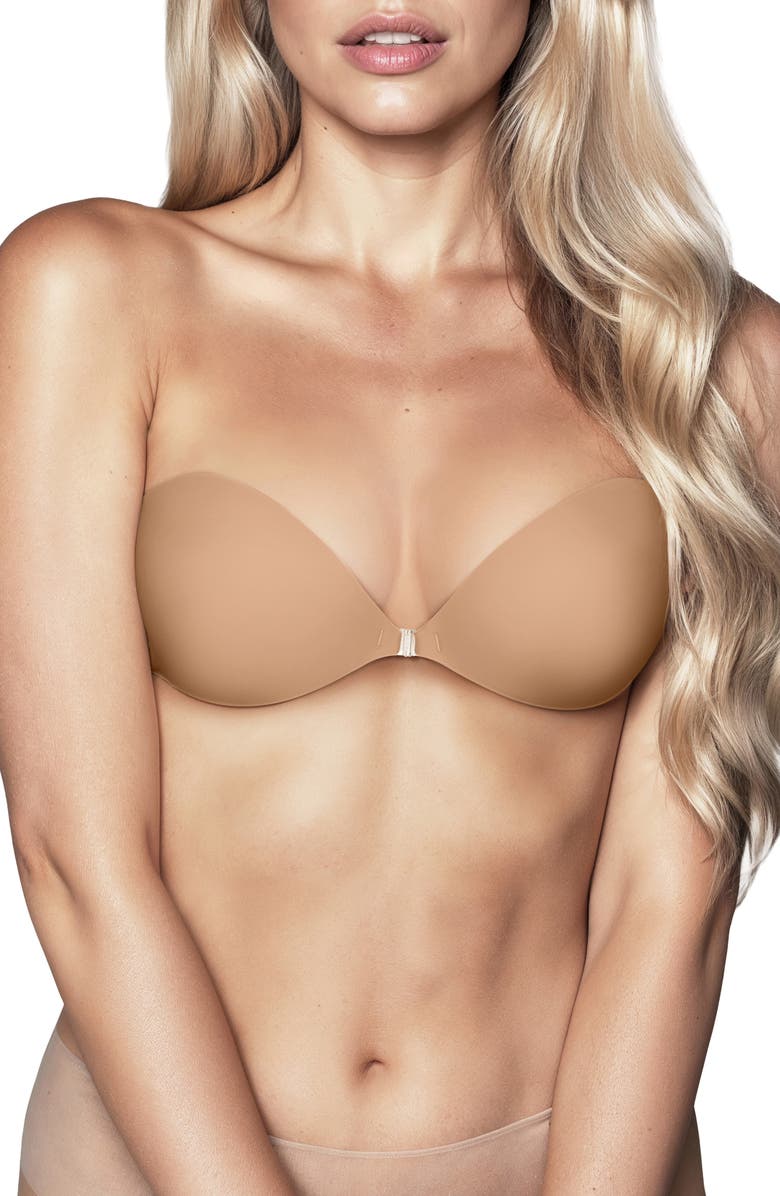 NOOD Lightly Padded Luxe Adhesive Bra, Alternate, color, No. 5 Soft Tan