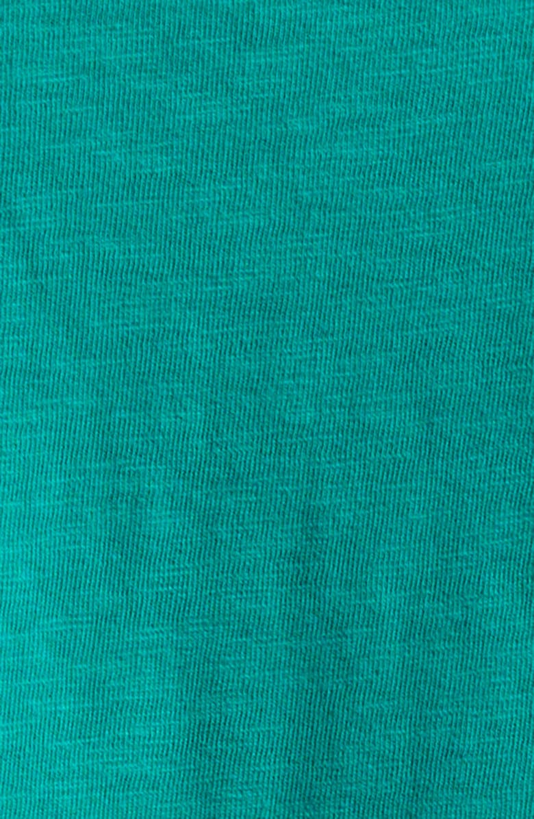 Drake's Chevron Stripe Cotton Rugby Shirt, Alternate, color, 402 Bottle Grn / Magenta