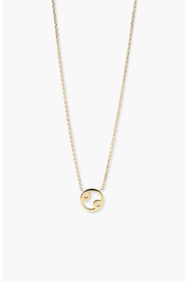 Zodiac Sign Necklace, Main, color, Cancer