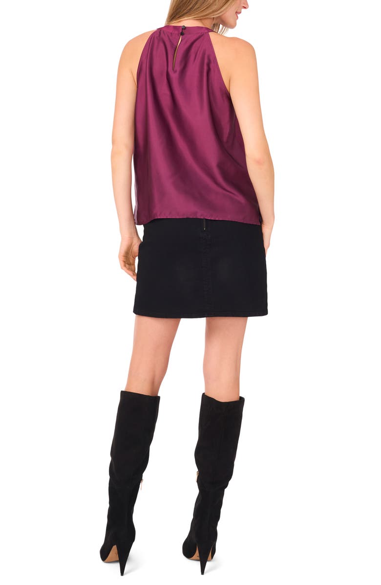 Vince Camuto Print Sleeveless Top, Alternate, color, Sweet Plum