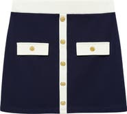 MANGO Knit Miniskirt