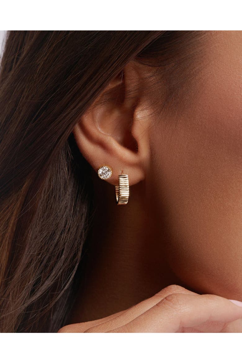 Radiant Glow Studs, Alternate, color, Yellow Gold