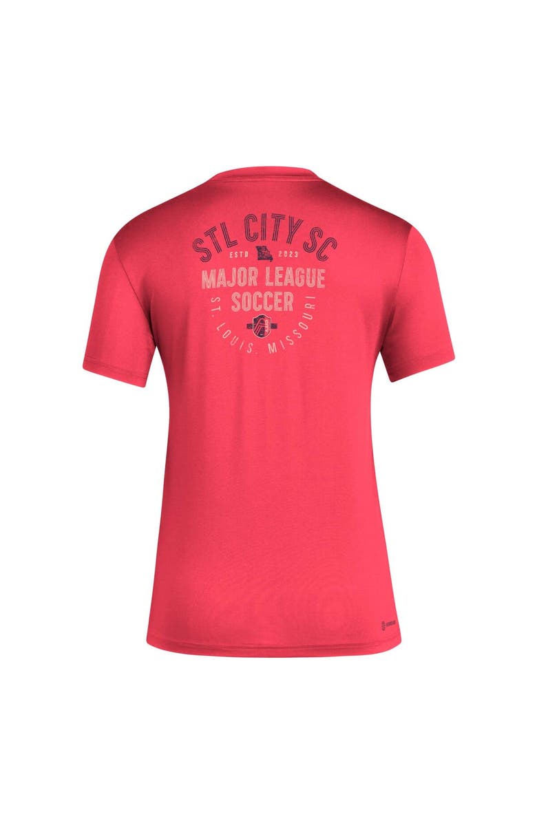 adidas Women's adidas Red St. Louis City SC Local Stoic AEROREADY T-Shirt, Alternate, color, 
