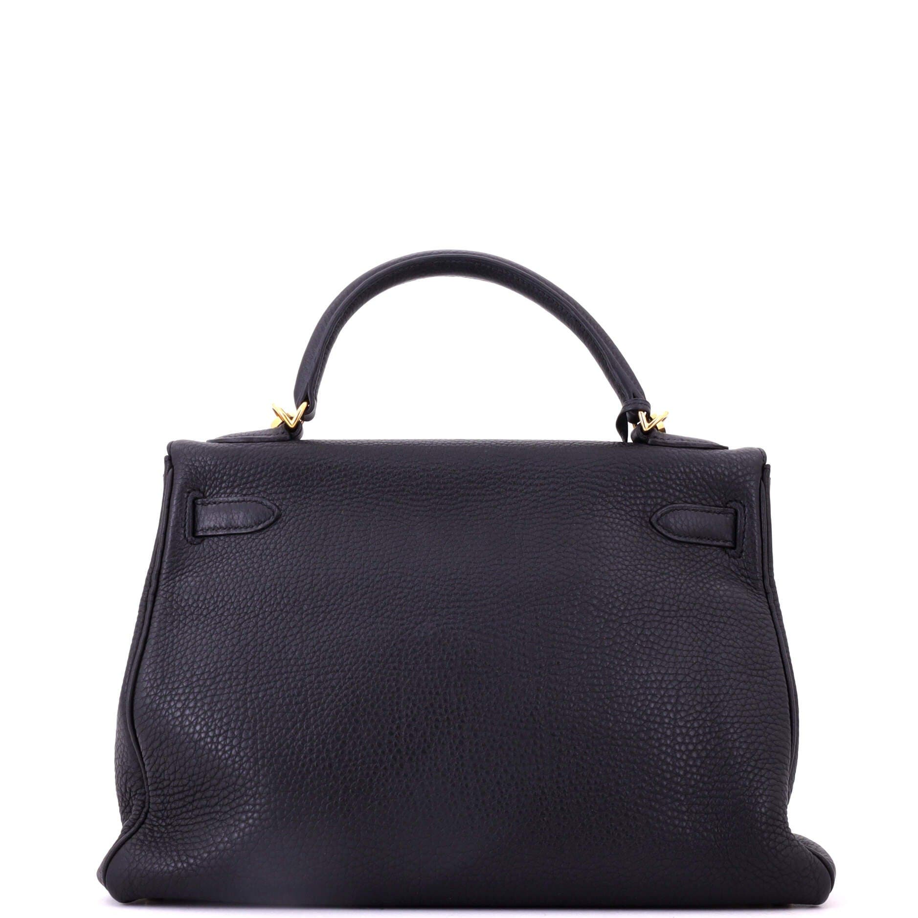 Kelly Handbag Black Togo with Gold Hardware 32, Alternate, color, Black