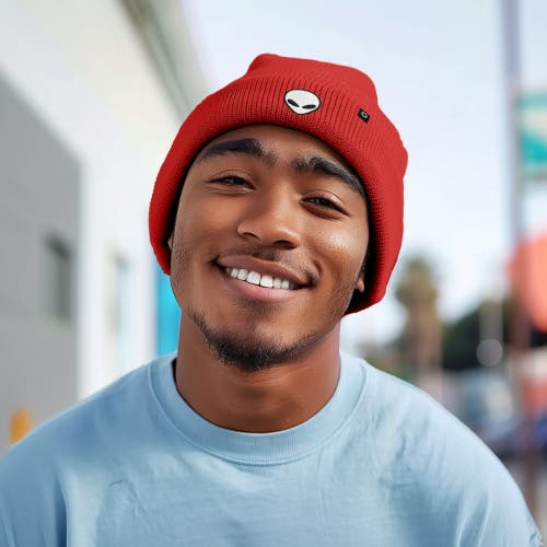 Dalix Alien Beanie In Red