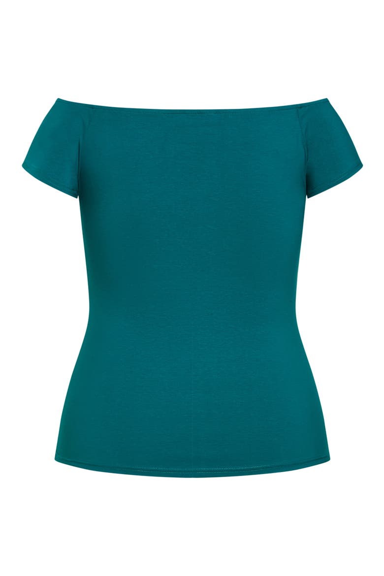 Island Off the Shoulder Knit Top, Alternate, color, BLUE