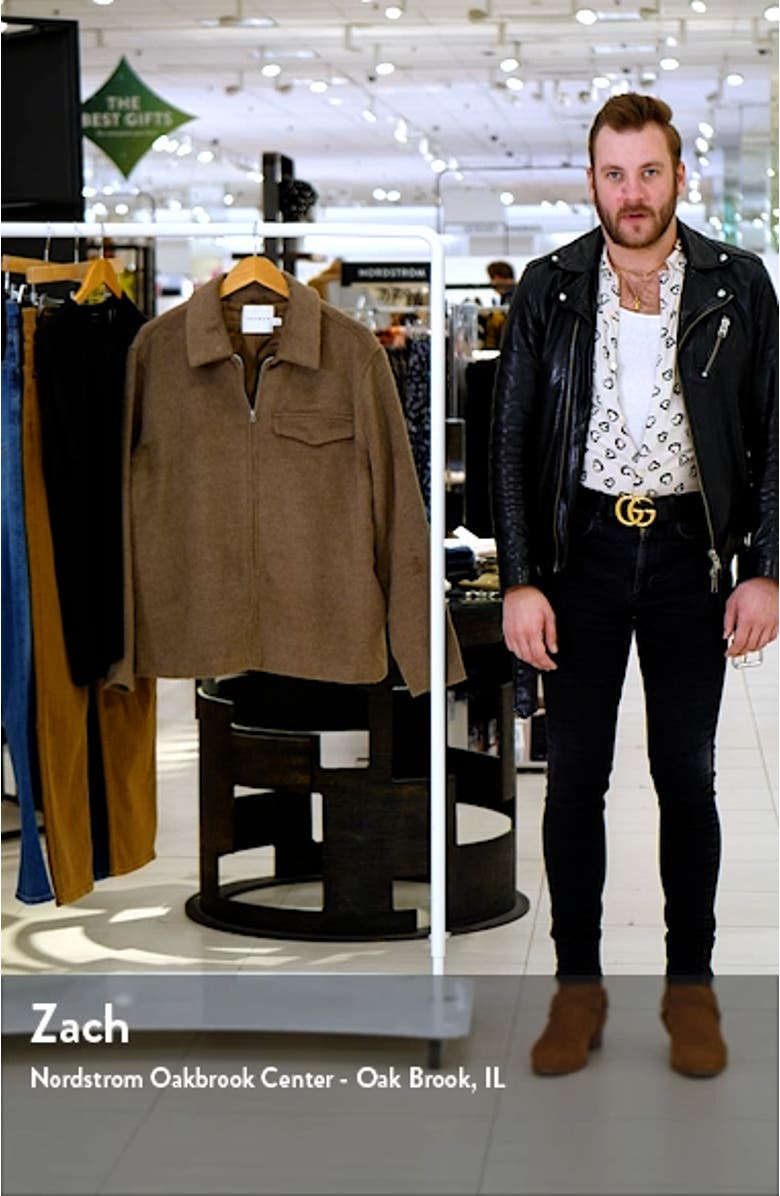 Textured Zip Shacket, sales video thumbnail