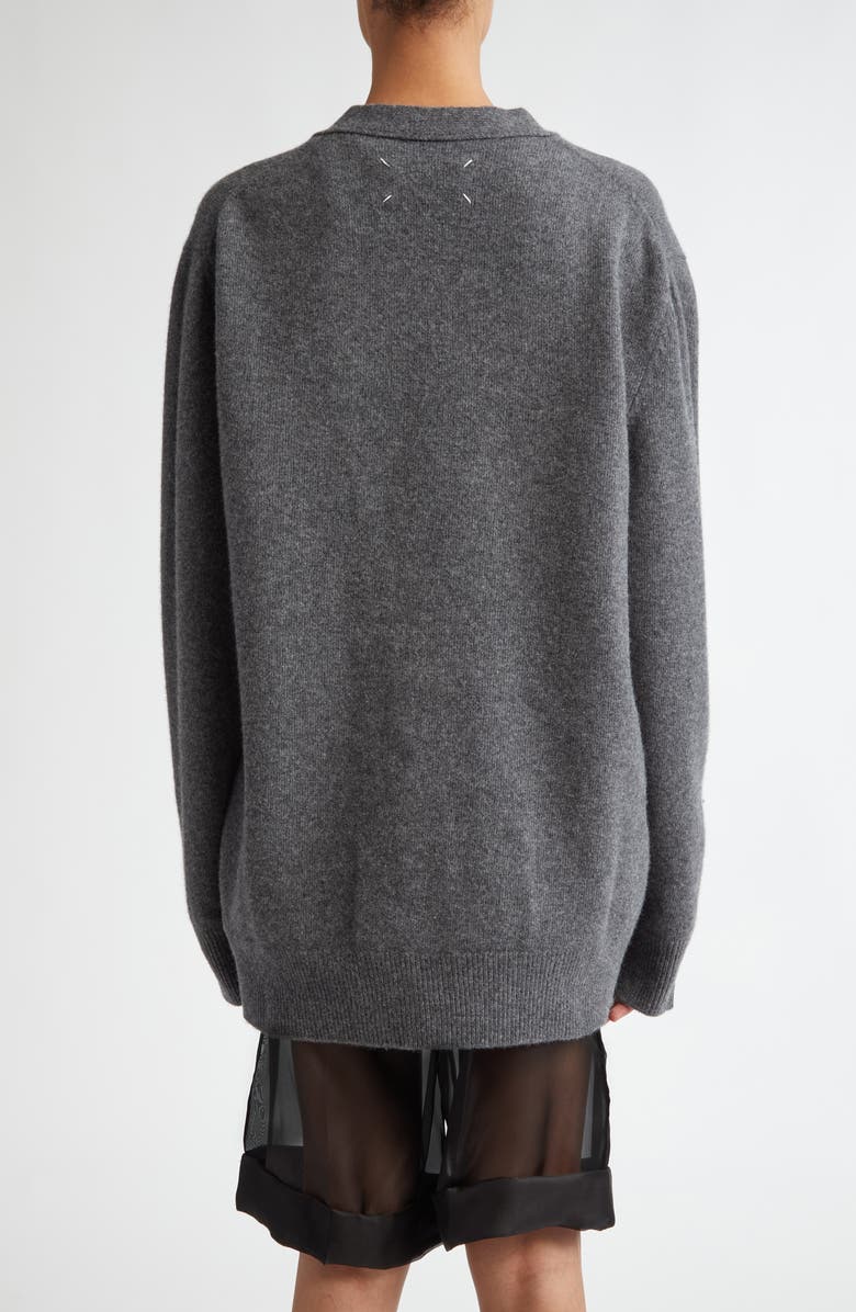Maison Margiela Wool Cardigan, Alternate, color, 