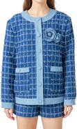 Endless Rose Denim Tweed Jacket