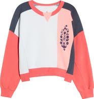 Free People Intercept Logo Crewneck Sweatshirt