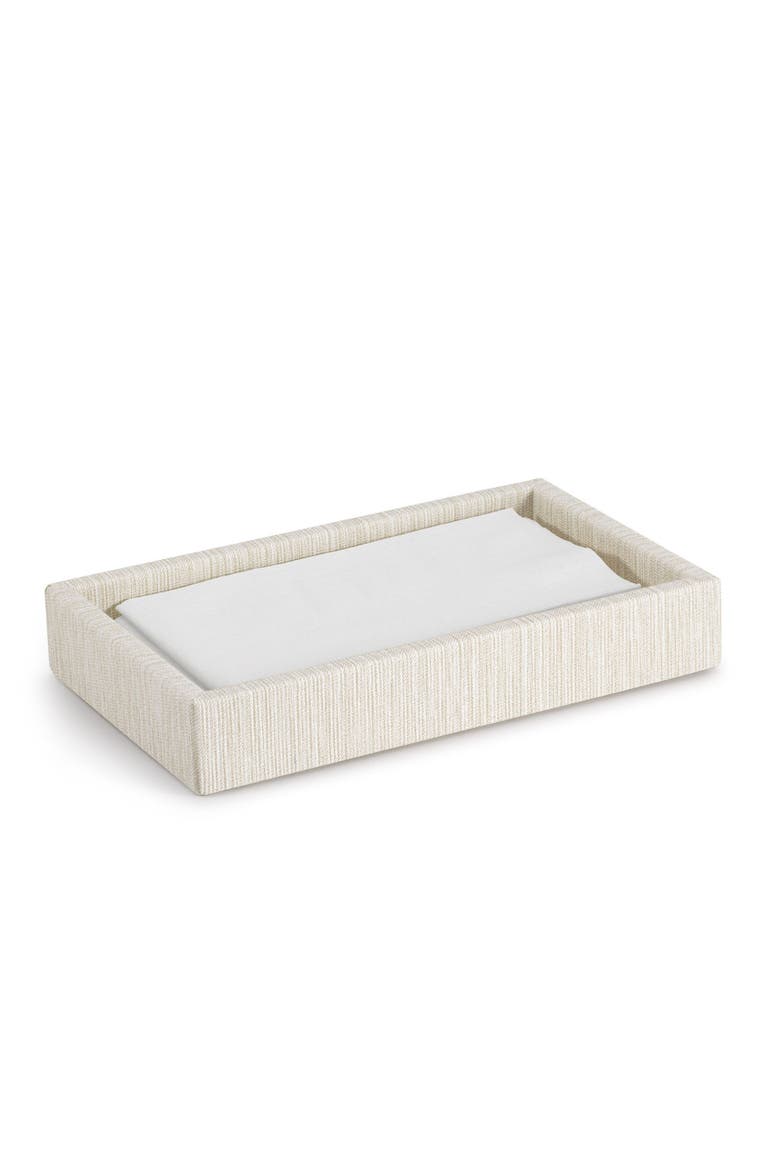 Reed Linen Towel Tray, Main, color, IVORY