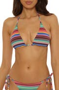 Becca Vallarta Reversible Rib Triangle Bikini Top