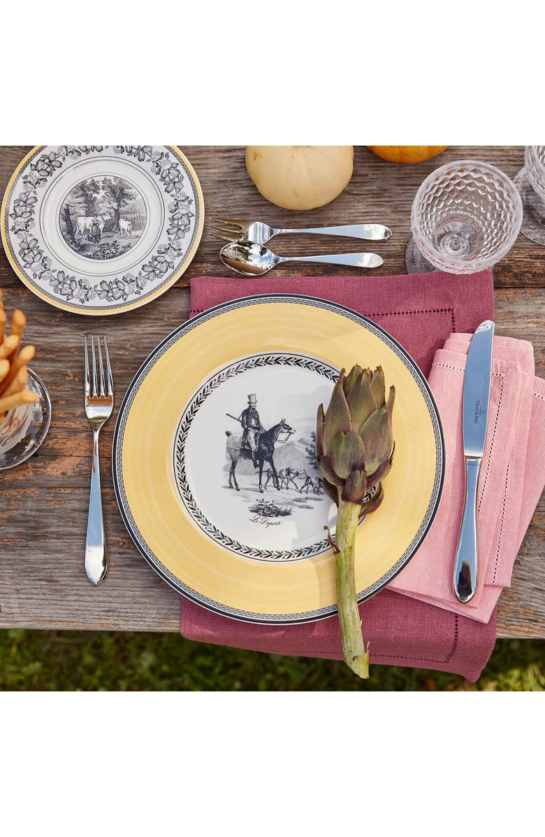 Villeroy & Boch Audun Chasse Dinner Plate, Alternate, color, Yellow